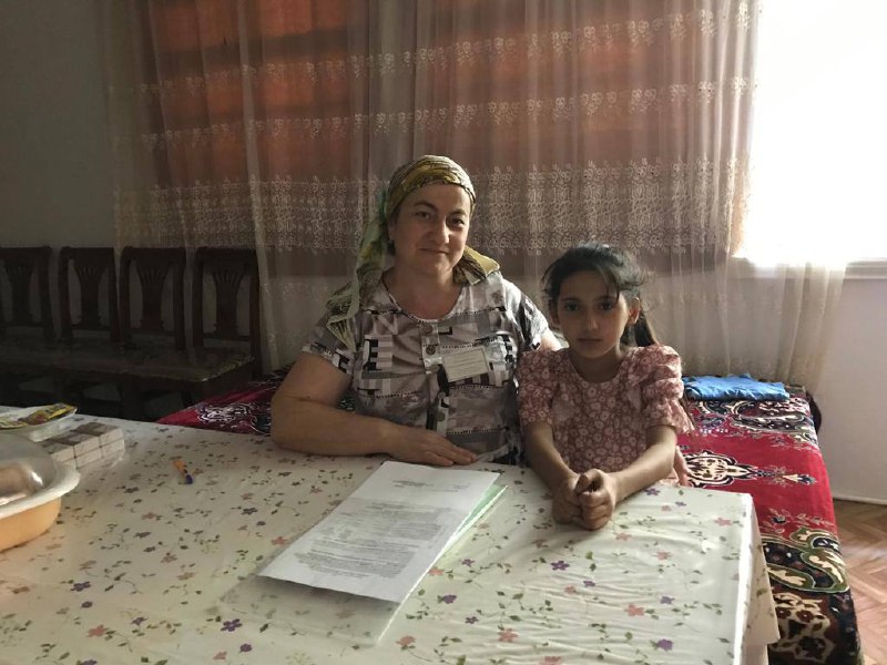 Оказание Социальных услуг на дому.специалист по работе с семьей и детьми ГБУ РД КЦСОН в МО «Сергокалинский район»Шихшабекова М.А