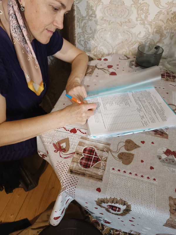 Специалист по работе с семьей и детьми ГБУ РД КЦСОН в МО «Сергокалинский район»Багомедова Замира. Оказание социальных услуг подопечной Идрисовой Саиде А.