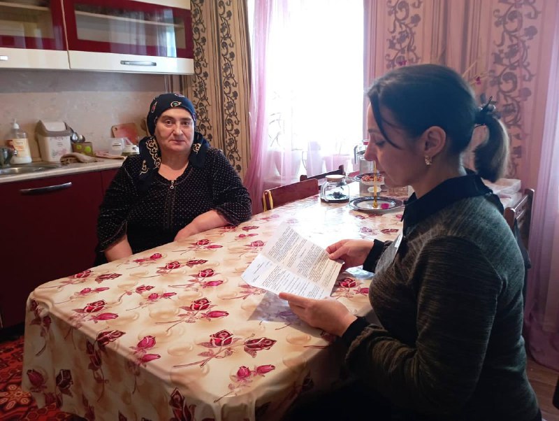 Обход по получателям социальных услуг. Проверка надомного социального обслуживания.