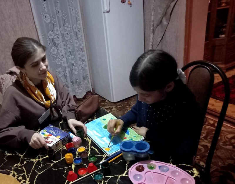 Специалист Багомедова П. посетила подопечных Гасайниева М , Абдуллаеву М. , оказала педагогические,психологические услуги , организацию досуга и формирование позитивных интересов.