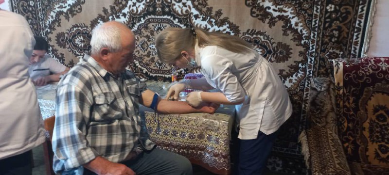 Мобильная бригада Комплексного Центра социального обслуживания населения в Сергокалинском районе продолжает реализацию федерального проекта "Старшее поколение", нацпроекта «Демография».