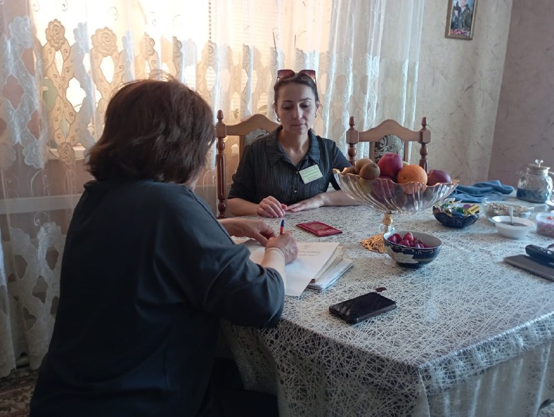 💥Будни специалиста отделения социального обслуживания на дому граждан пожилого возраста и инвалидов, Алиевой Раисат.