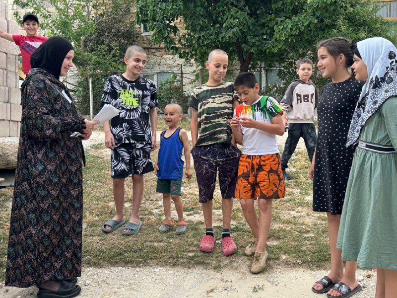 💥Специалист по работе с семьей и детьми Алиева Максалина провела беседу с детьми на тему "Скажи наркотикам НЕТ!".