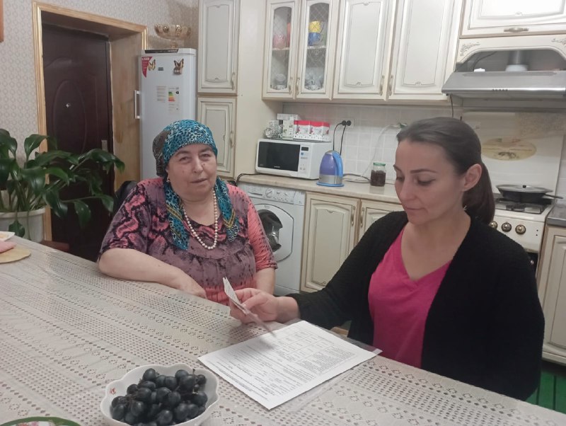 👥Рабочие будни специалистов в рамках регулярного обхода подопечных соцработников.