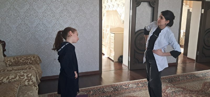 Будни инструктора по лечебной физкультуре и мед. сестры по массажу Убараевой Шарипат