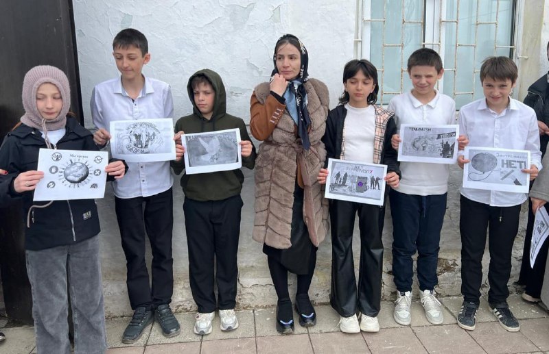 Акция "Молодежь за мир, против терроризма"