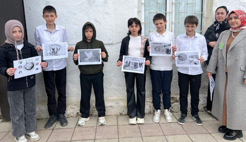 Акция "Молодежь за мир, против терроризма"