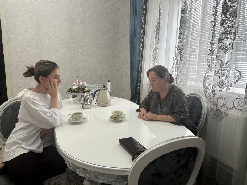Рабочие будни специалиста по социальной работе отделения семьи Алхасовой Мариет.