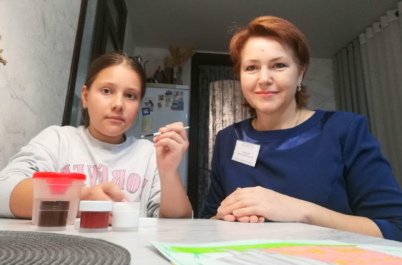 Специалист по работе с семьей Посыпайло Оксана и подопечная Гаджиева Р.